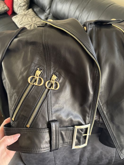 Яке от естествена кожа DIOR