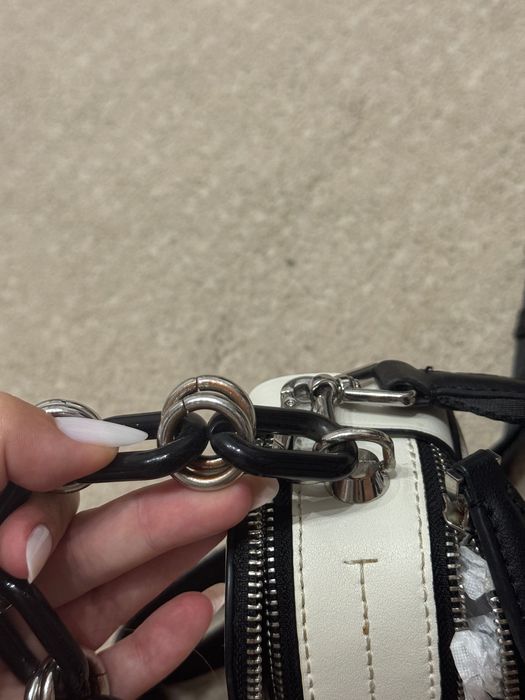 Geantă albă piele Karl Lagerfeld