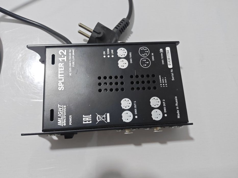 DMX-сплиттер (разветвитель) и усилитель сигнала. 


+3
Устройство Imli