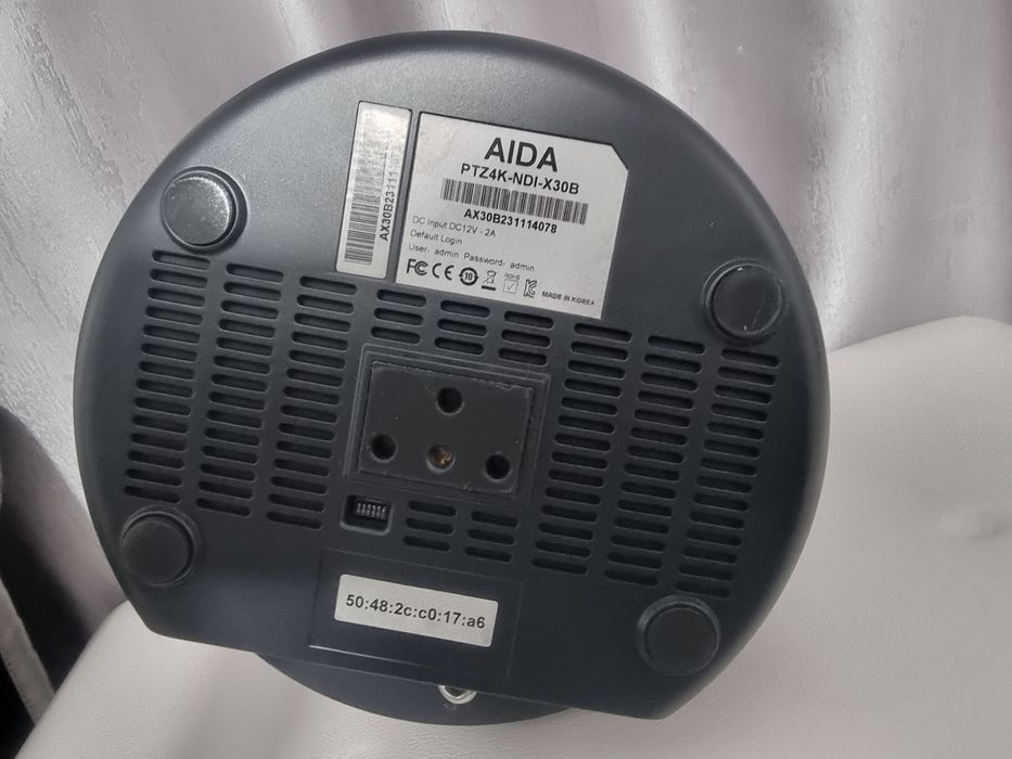 Aida 4k PTZ 60fps 30x NDI ( Se probează, merge perfect)