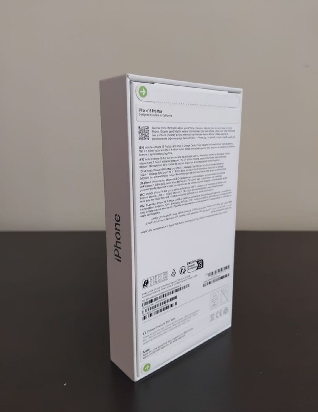 iPhone 16 Pro Max Natural Titanium 512GB НОВ