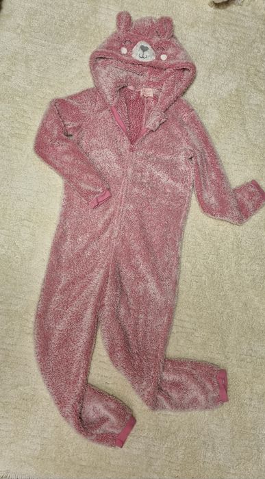 Домашен пухкав гащеризон за момиче 10-12г.