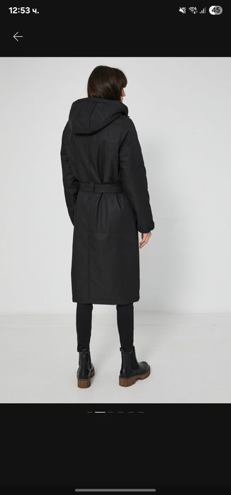 Дебело зимно яке черно-S