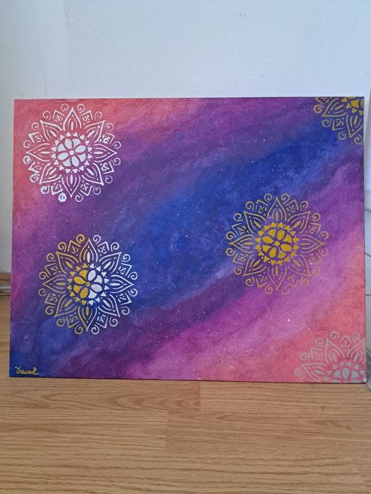 tablou acrilice univers interior