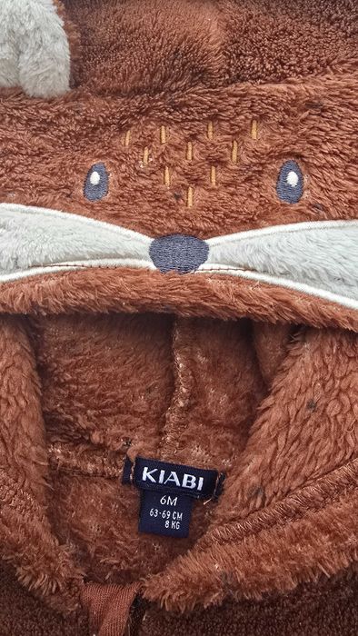 Бебешки гащеризон тиква и мече 3-6 месеца