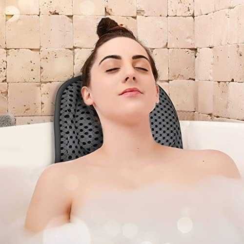 Нова Луксозна сива възглавница за вана/Ултра бързо съхнене