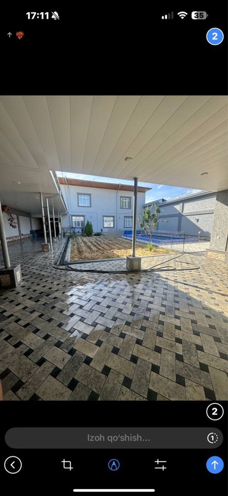 Arzon uy Hovli 9-sotix 11ta xona 5ta sanuzel  240.000$ kelishamiz
