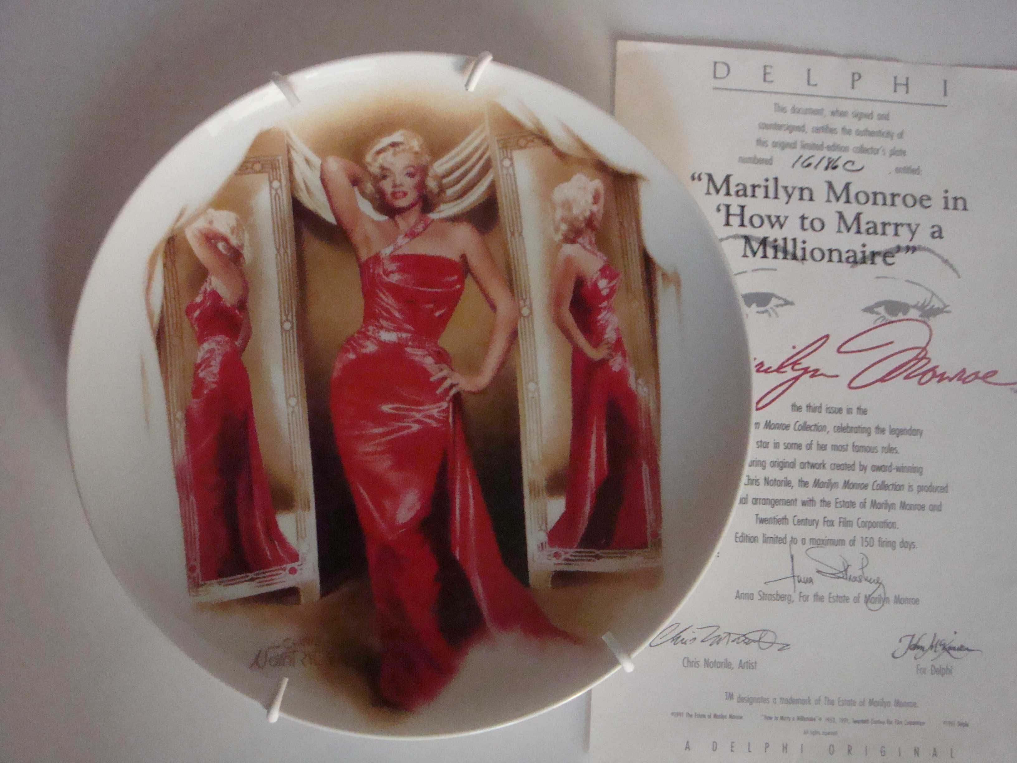 Знакови роли на "Marilyn Monroe"- чинии за стена