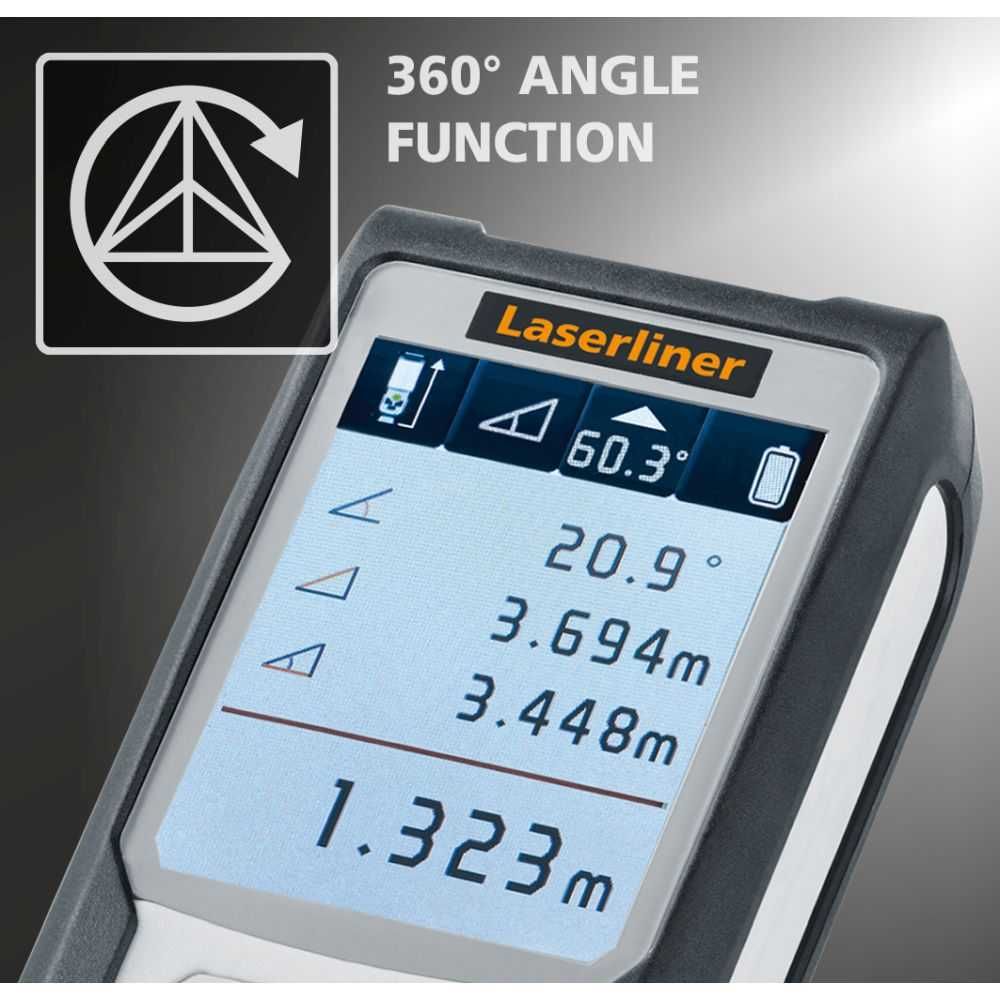 Зелена лазерна ролетка Laserliner LaserRange-Master Gi7 Pro, 080.847A