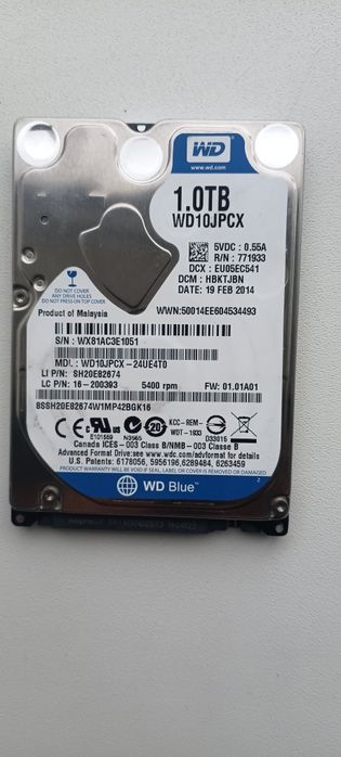 HDD 2.5 1 tb в хорошем