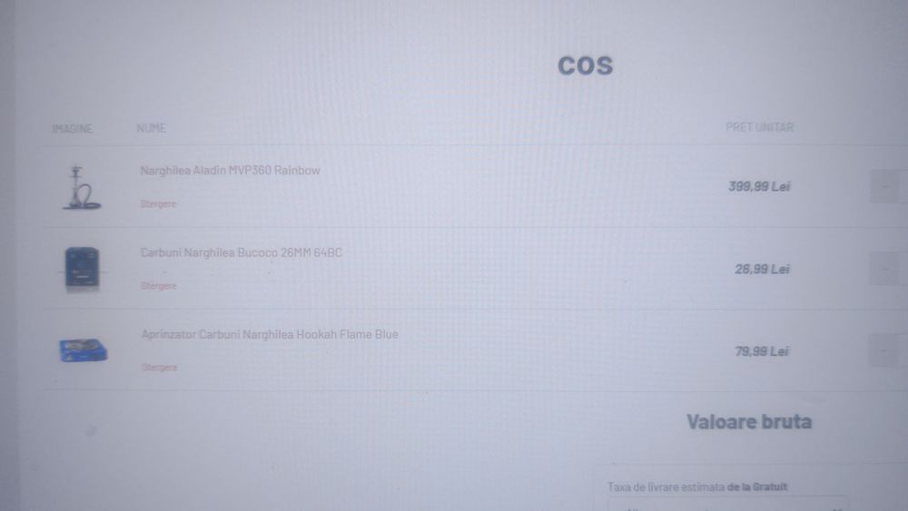 Narghilea Aladin MVP360+gratar+carbuni