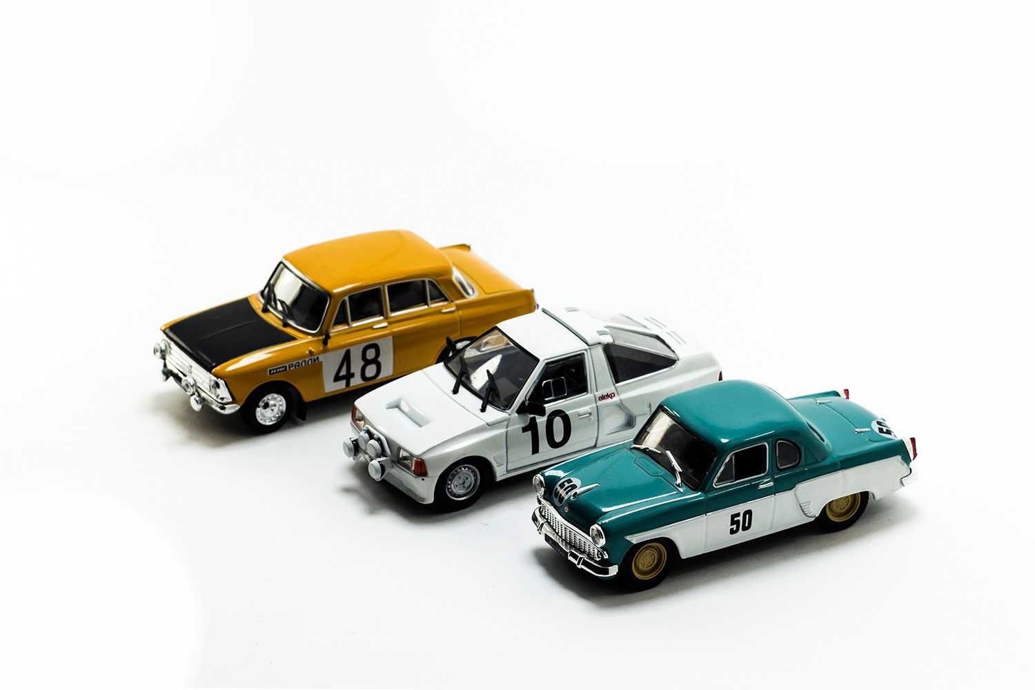 3 коллекционные 3 Раллийные Москвича в масштабе 1:43. ДеАгостини!