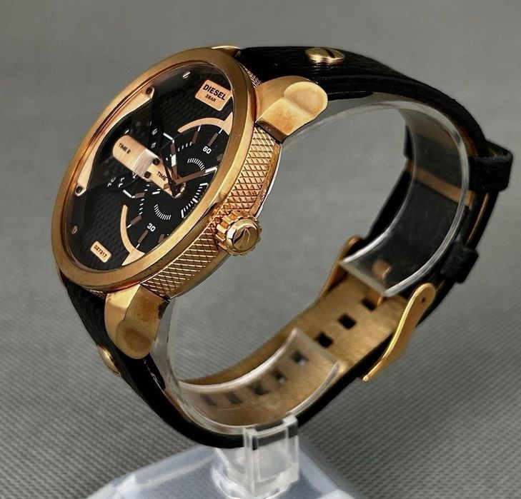 Diesel Mini Daddy DZ-7317 Rose Gold S.Steel Round