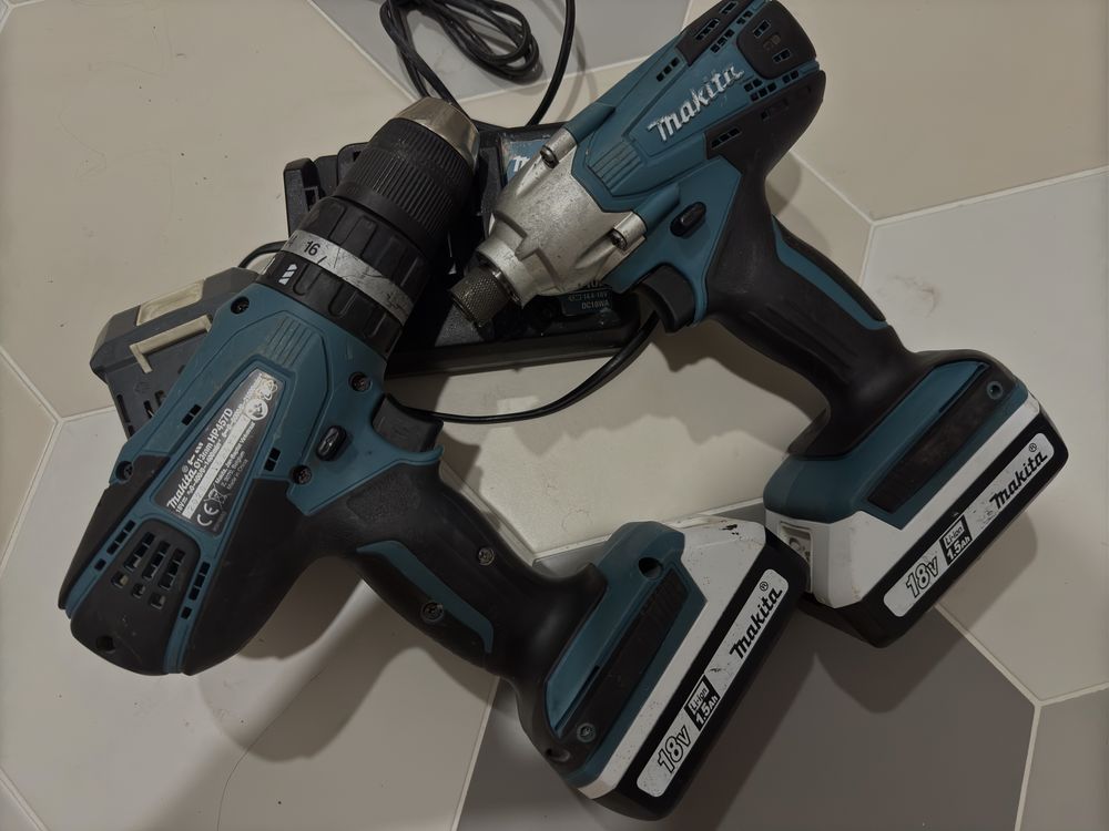 Makita TD127D и HP457D 18v сет винтоверти Оригинал