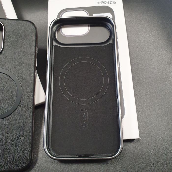 Husa MagSafe iPhone 16 Pro Max . 17 Air .  Piele Eco