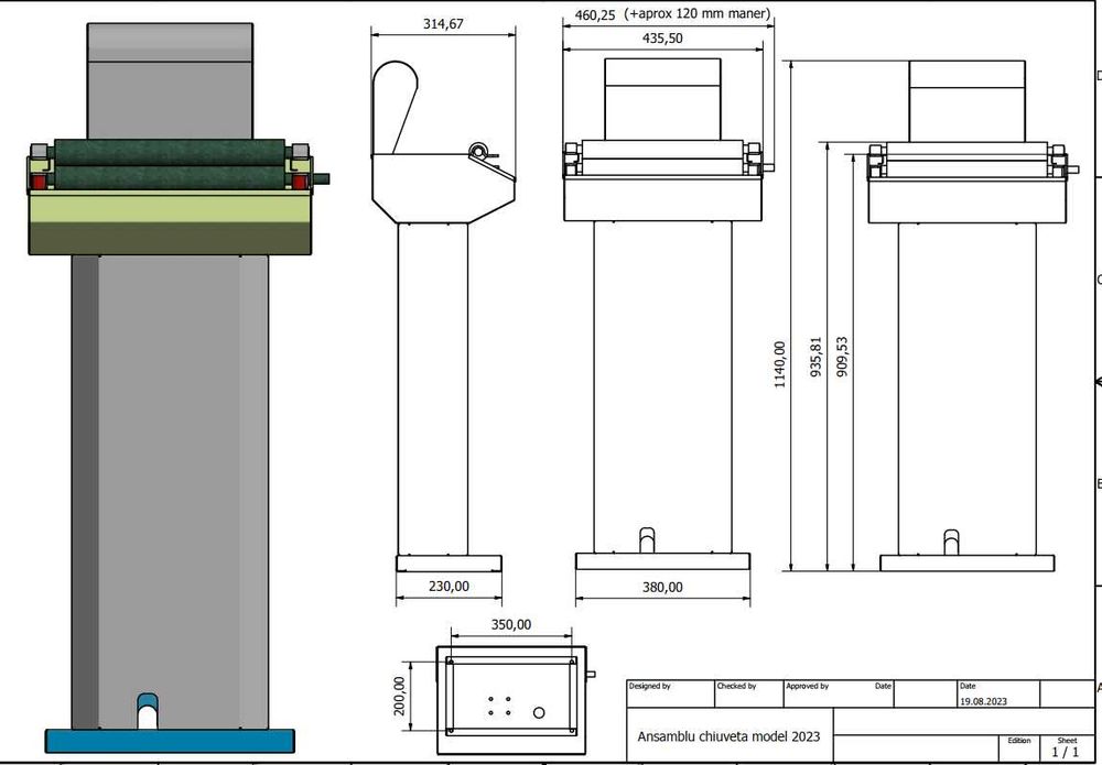 Chiuveta inox spalatorie auto self service storcator lavete(Pro)