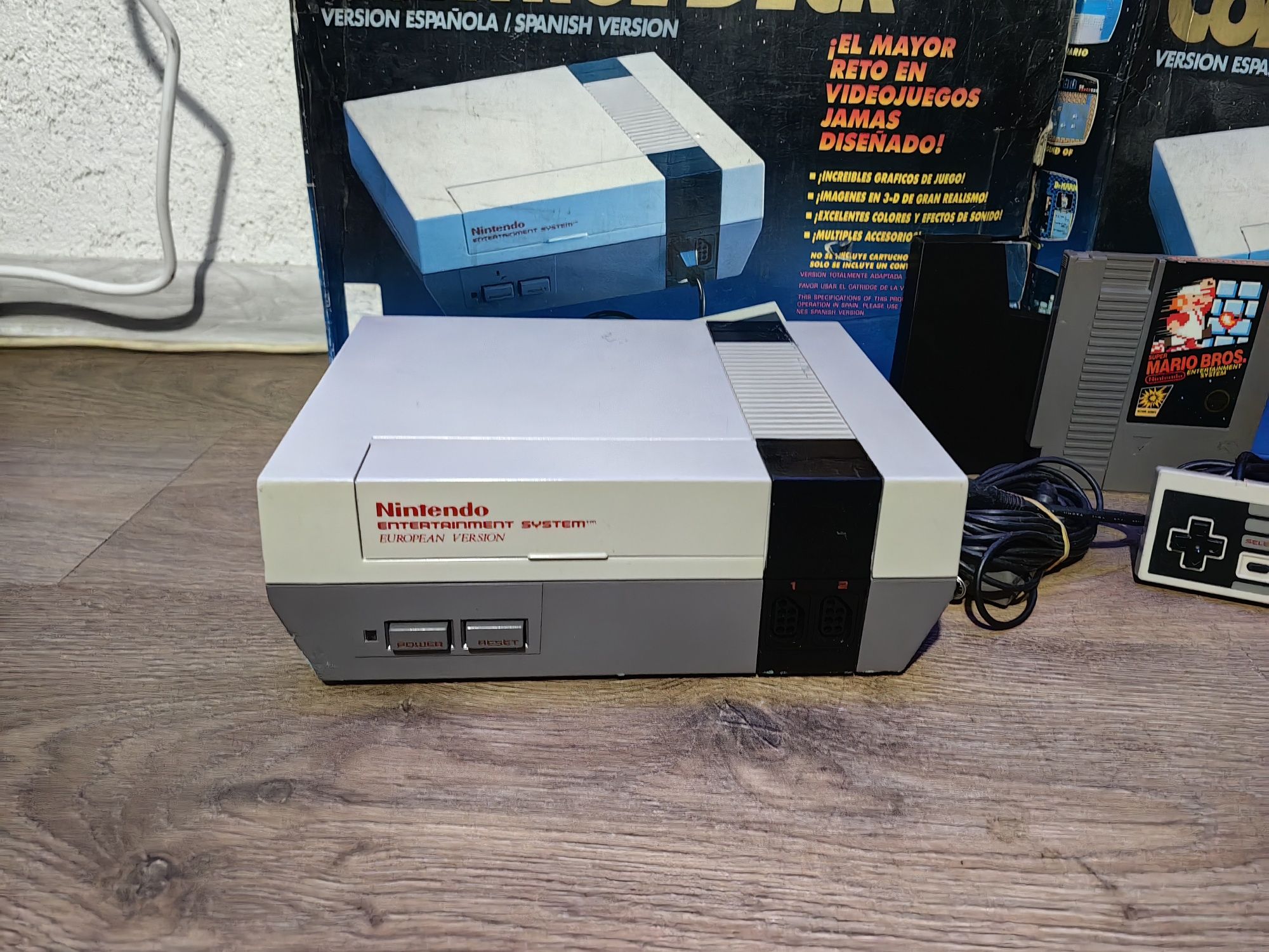Nintendo NES + super Mario