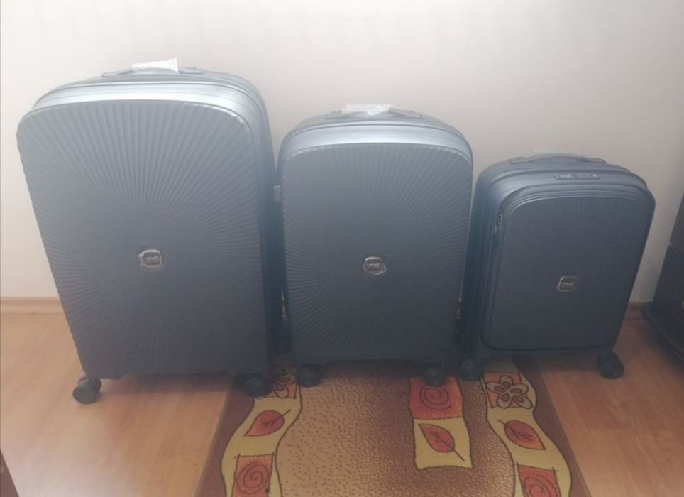 Комплект два броя куфари Grand Ghepard Grafitt Полипропилен.