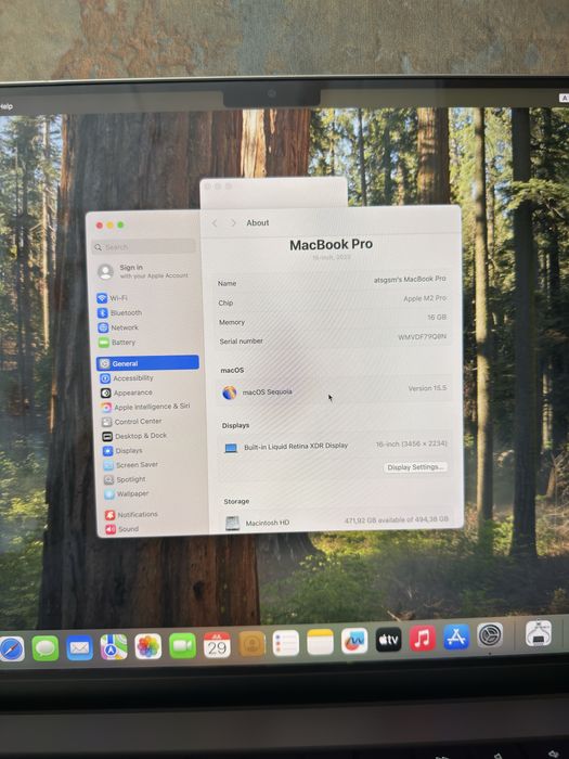 **ATS GSM**MacBook Pro 2023 M2 Pro 16-inch A2780 / 16Gb ram /Ssd 512gb