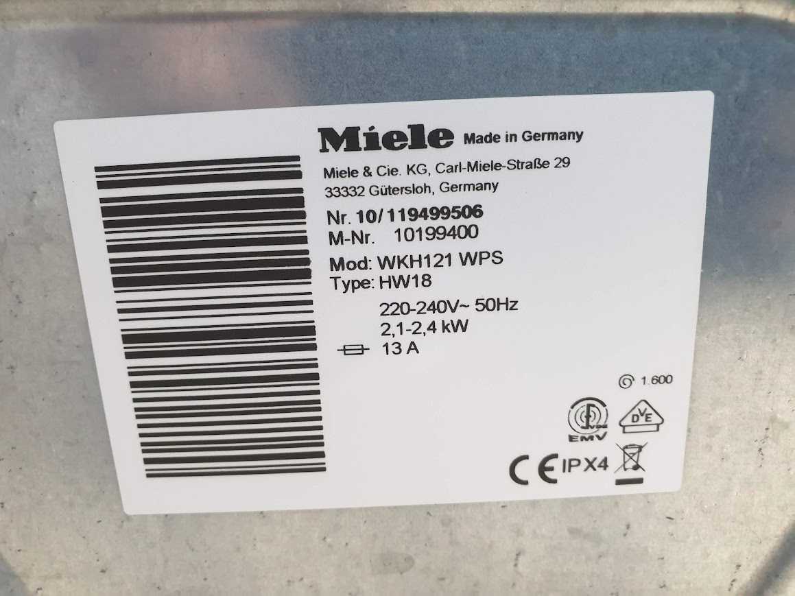 UK Miele Пералня - 1600rpm - TwinDos - Миеле 12м Гаранция