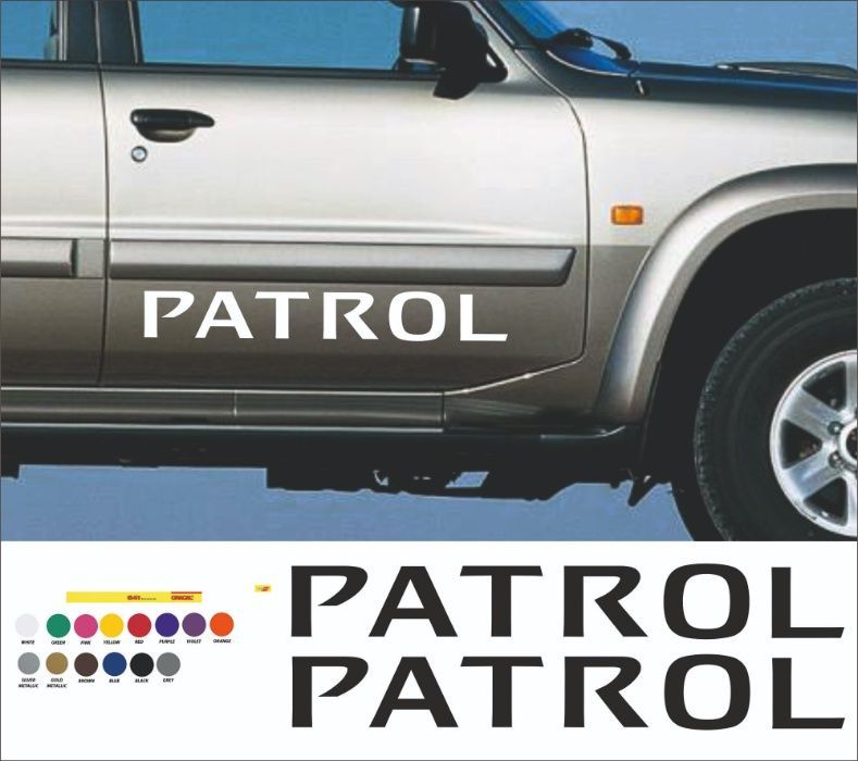 Patrol стикер nissan off road 4x4