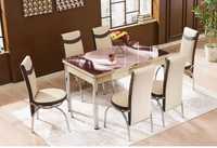 Обеденный комплект стол+стулья для кухни/гостиной, үстел+орындық