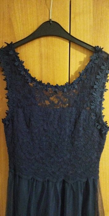 Официална рокля,р-р 38,т.синя.