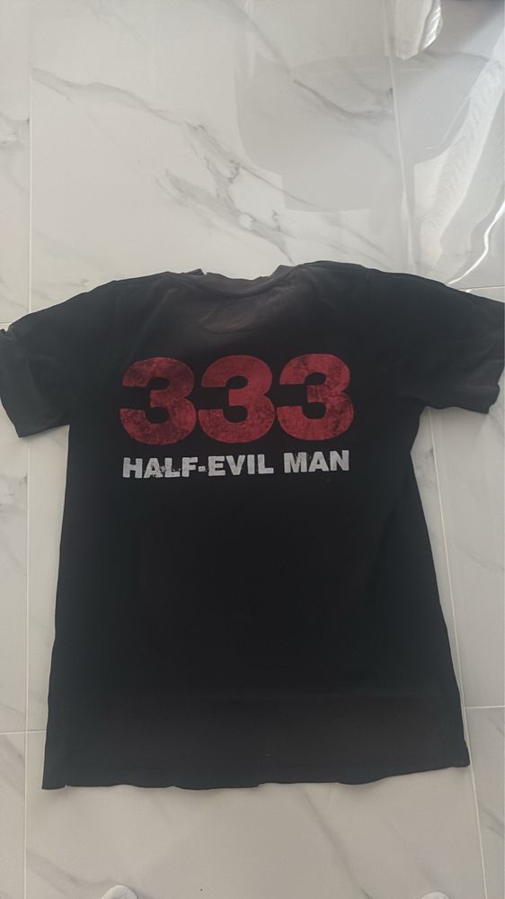 Тениска luda half-evil man