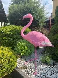 Ornament flamingo roz din plastic