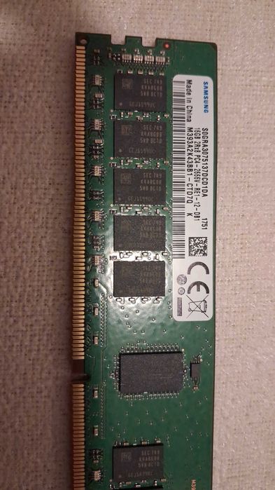 Samsung 16gb DDR4 Rami Server