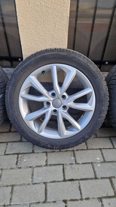 Jante originale Audi R17 cu anvelope de iarna (Seat, VW, Skoda, etc)