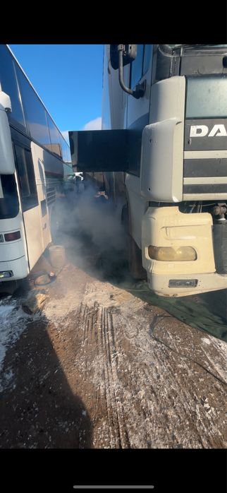 Отогрев фура вольво, фура, спец техника петушок экскаватор сто