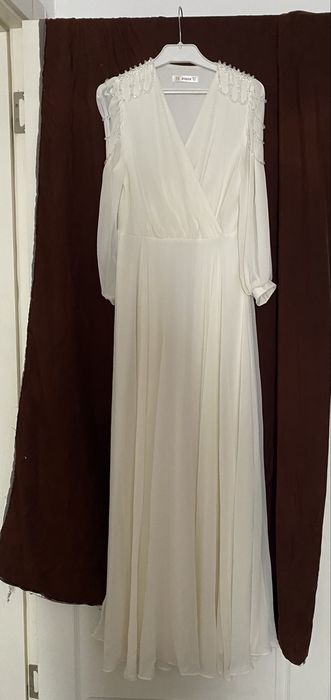 Платье в пол увет айвори