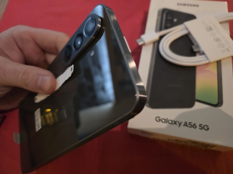 -Samsung A56-5G, Nou, 128Gb, 8Ram, 0 cicluri incarcare, neactivat, nef