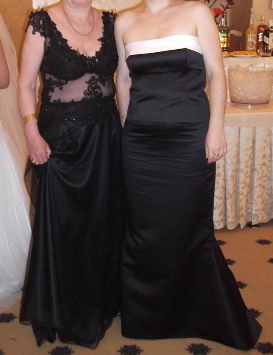 Rochie din tafta cu trena