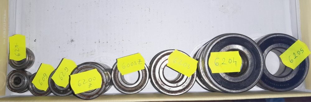 Rulmenti diferite marimi