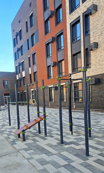 Тренажеры и воркаут площадки для улицы, ЖК и частных домов