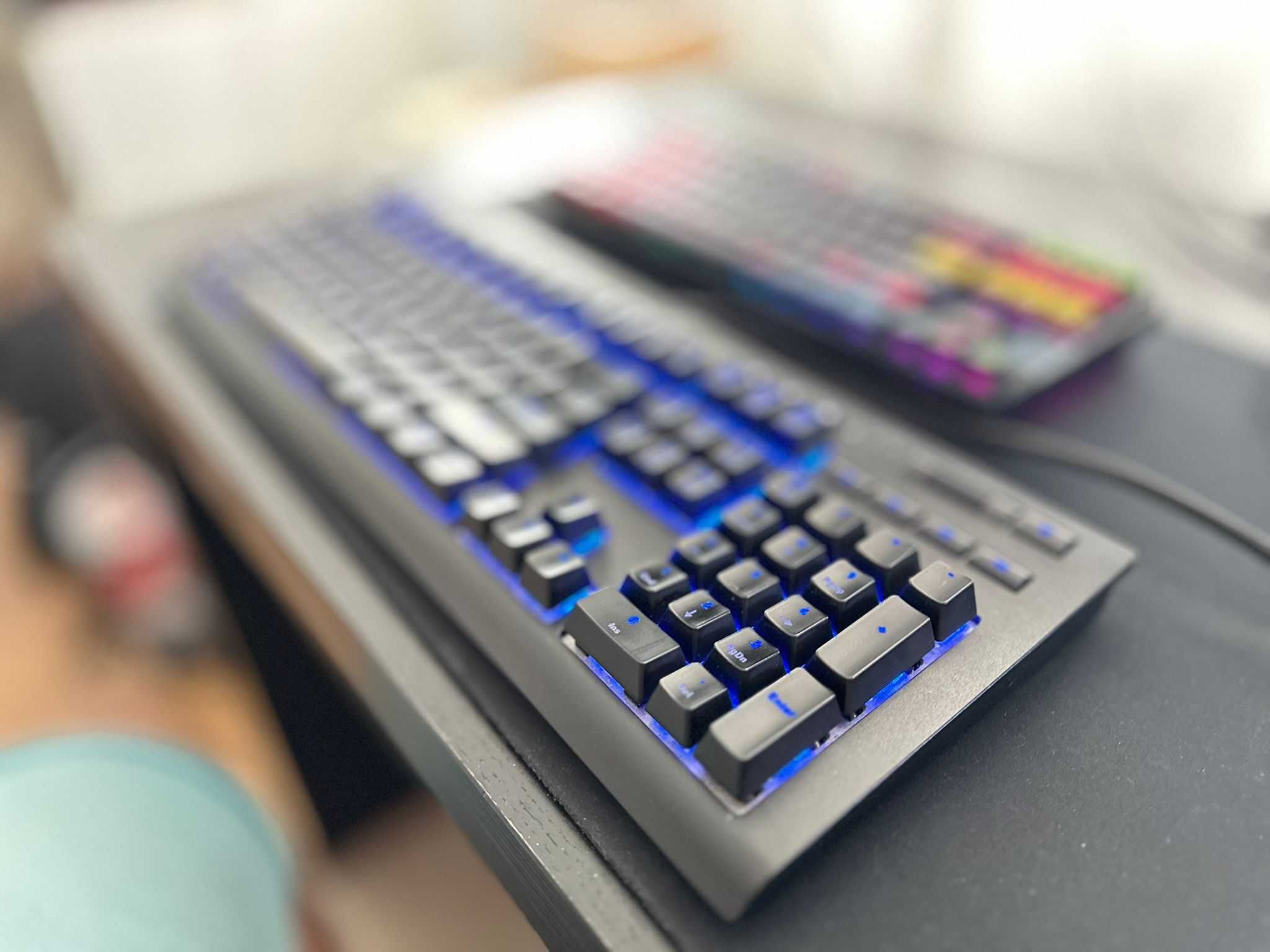 Tastatura Gaming Thermaltake Premium X1 RGB Cherry MX Silver