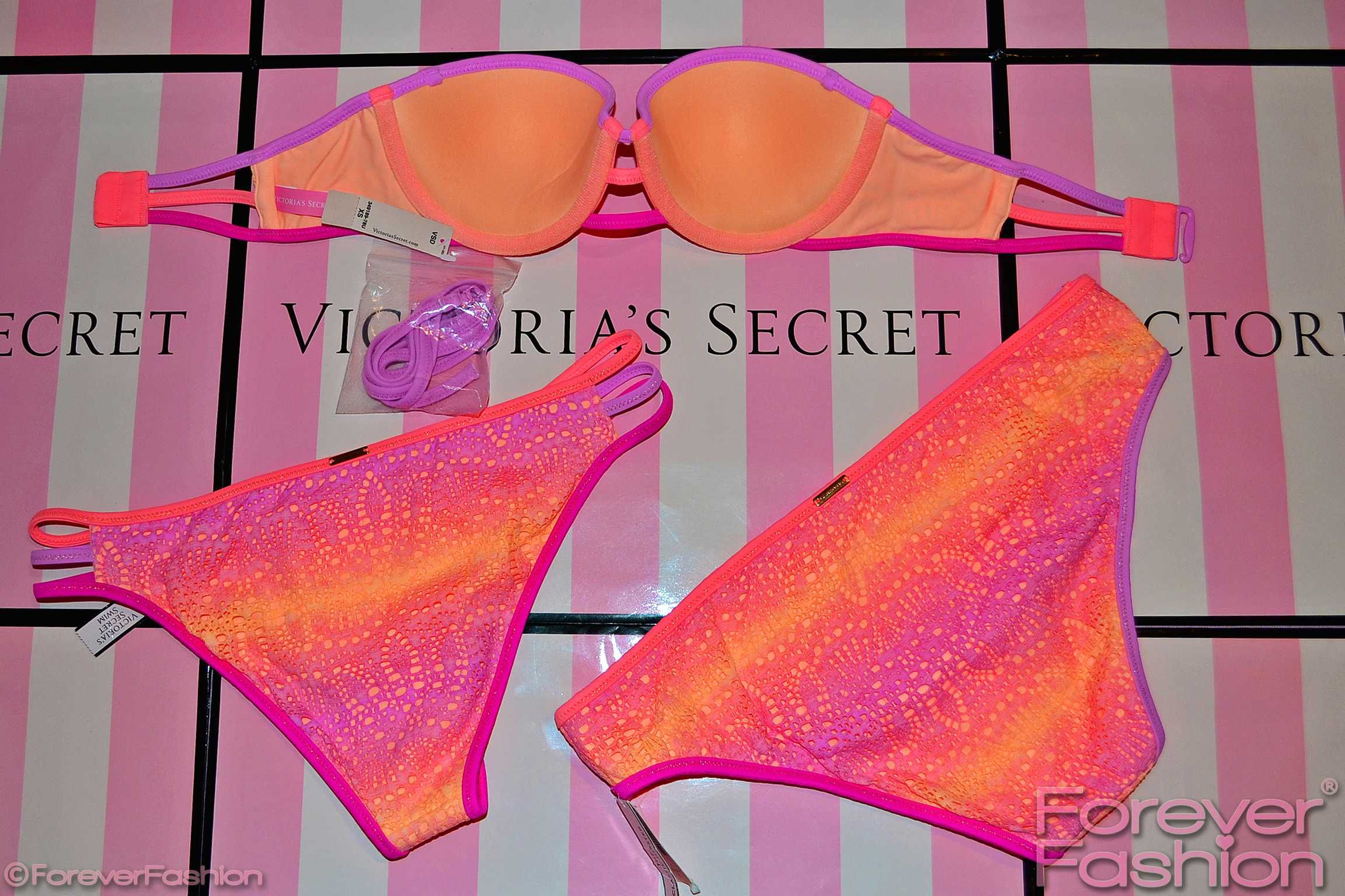 Costum Baie Push-Up VICTORIA’S SECRET Strappy Flirt 100% Original