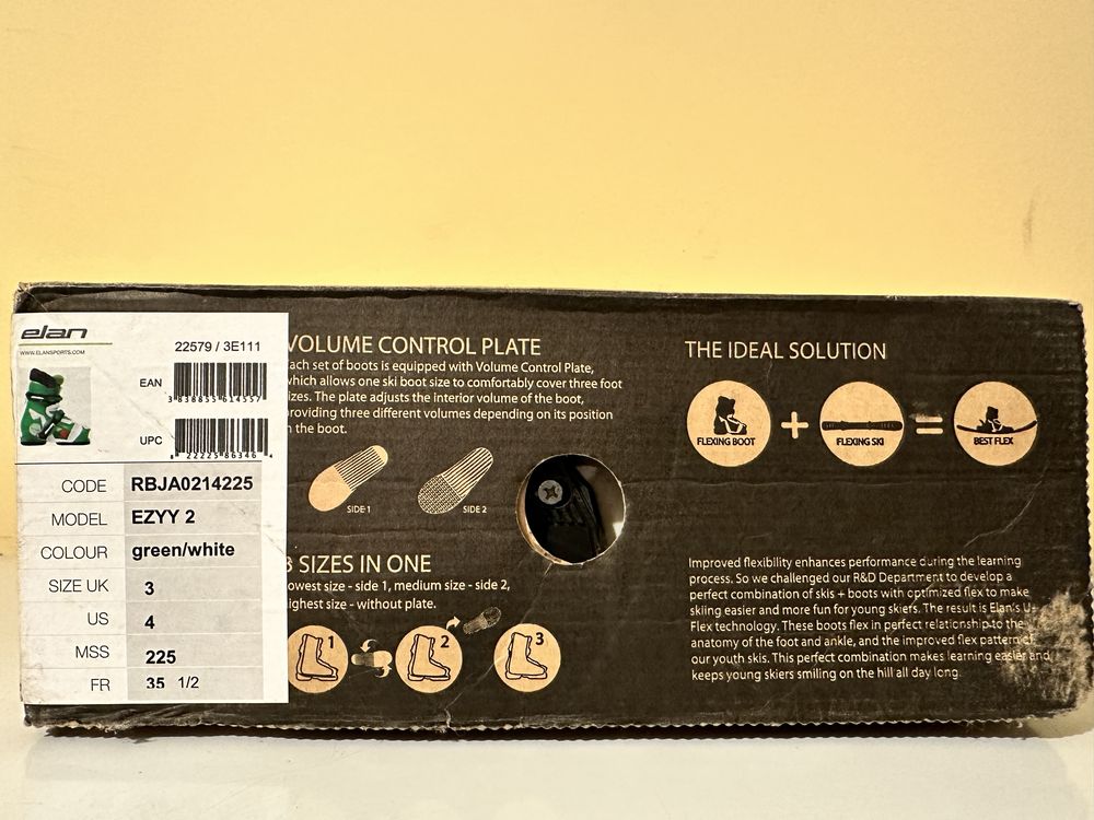 Детски ски обувки Elan ezzy 2 35 1/2