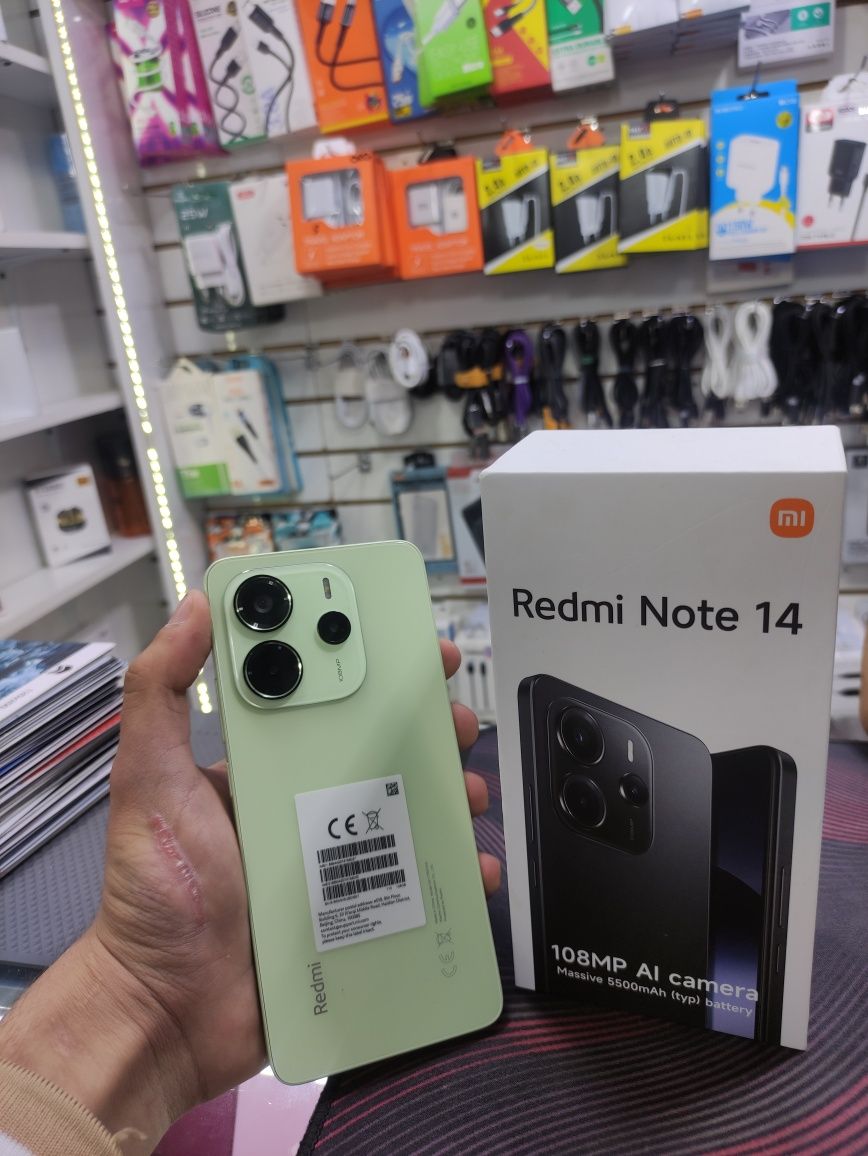 Redmi note 14 yengi full kamplekt