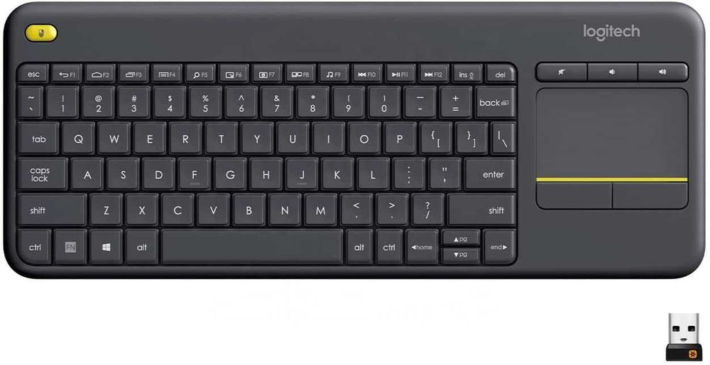Беспроводная сенсорная клавиатура elogitech K400 Plus