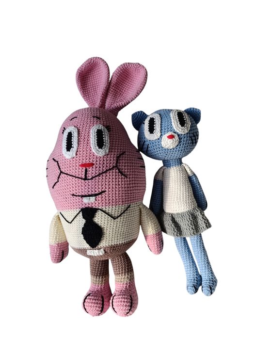 Плетени играчки на една кука-Дарвин и Гъмбол и дядо Буба