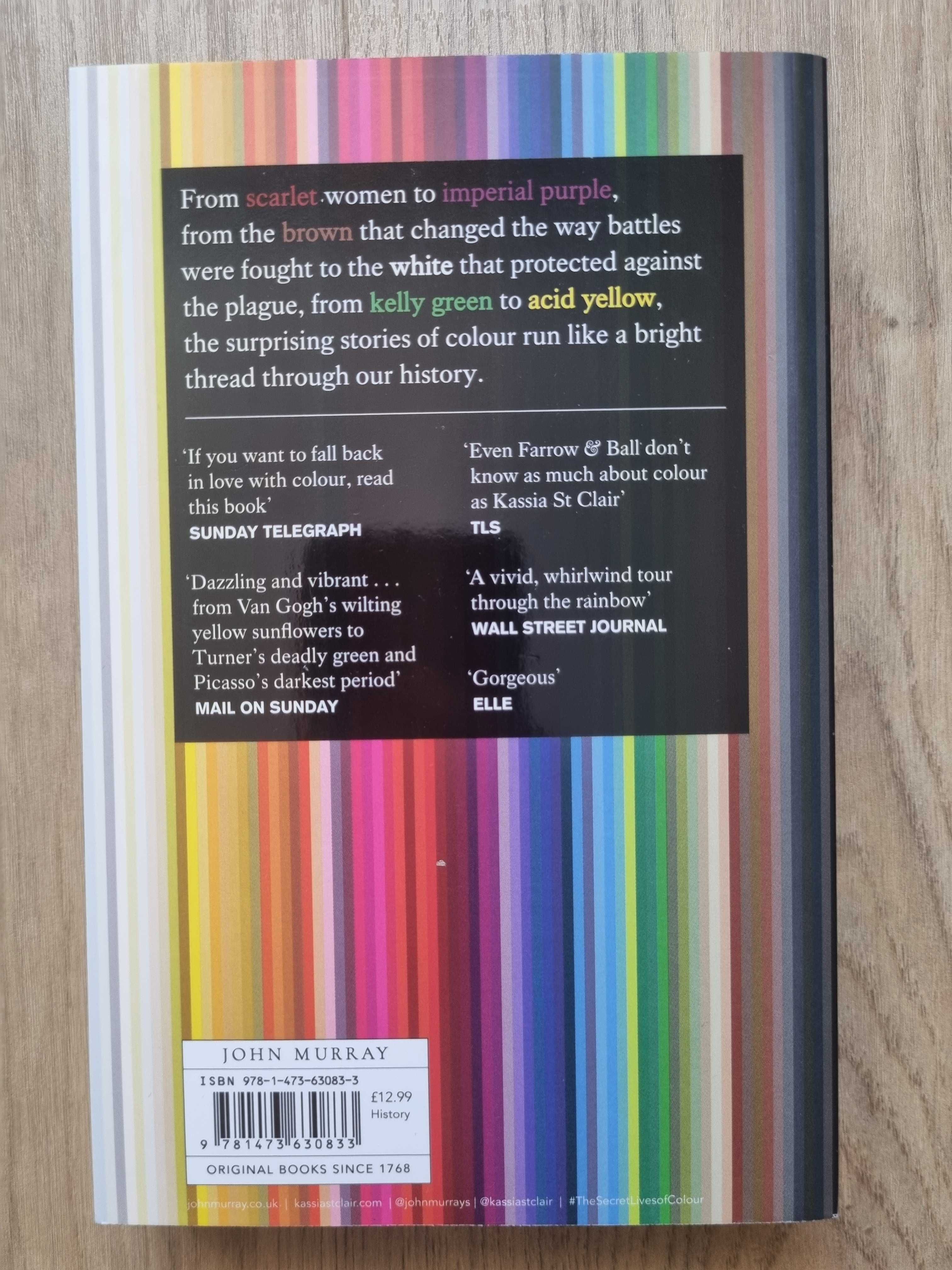 Carte The Secret Lives of Colour - Kassia St Clair