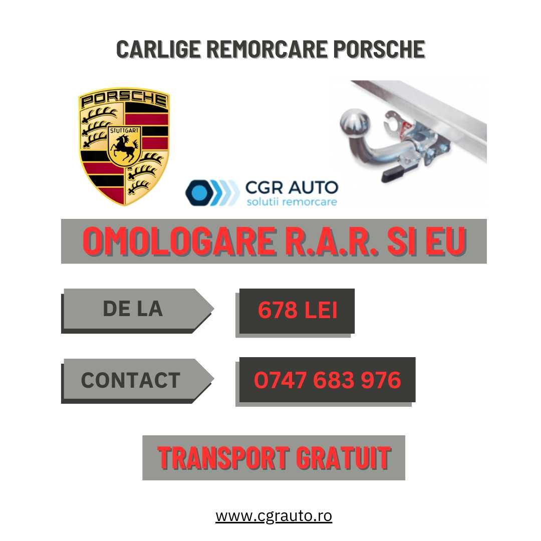 Carlige remorcare Porsche omologate si durabile