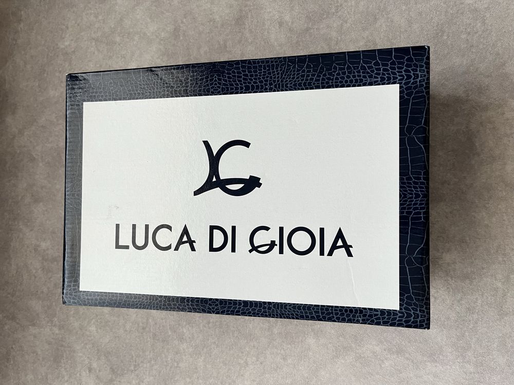 Vând pantofi loafers din piele dama, nr.37, Luca di Gioia negri