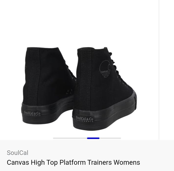 Женские кеды Soul Cal Canvas High Top Platform Trainers
