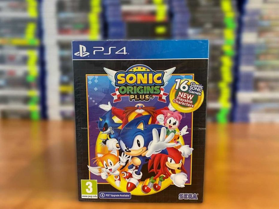 Новый диск Sonic Origins Plus PS4/PS5 Большой Выбор Игр