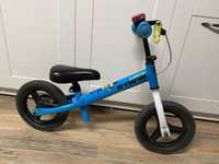 BTWIN RUNRIDE 500, 10", детско колело без педали синьо/зелено