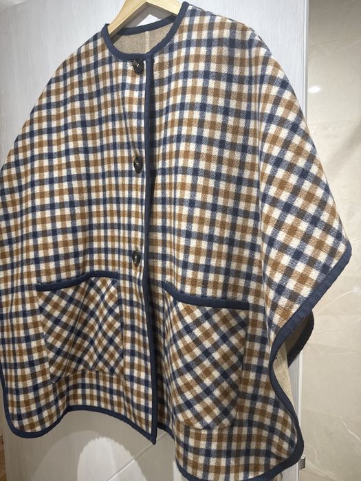 Двулицево пончо max mara